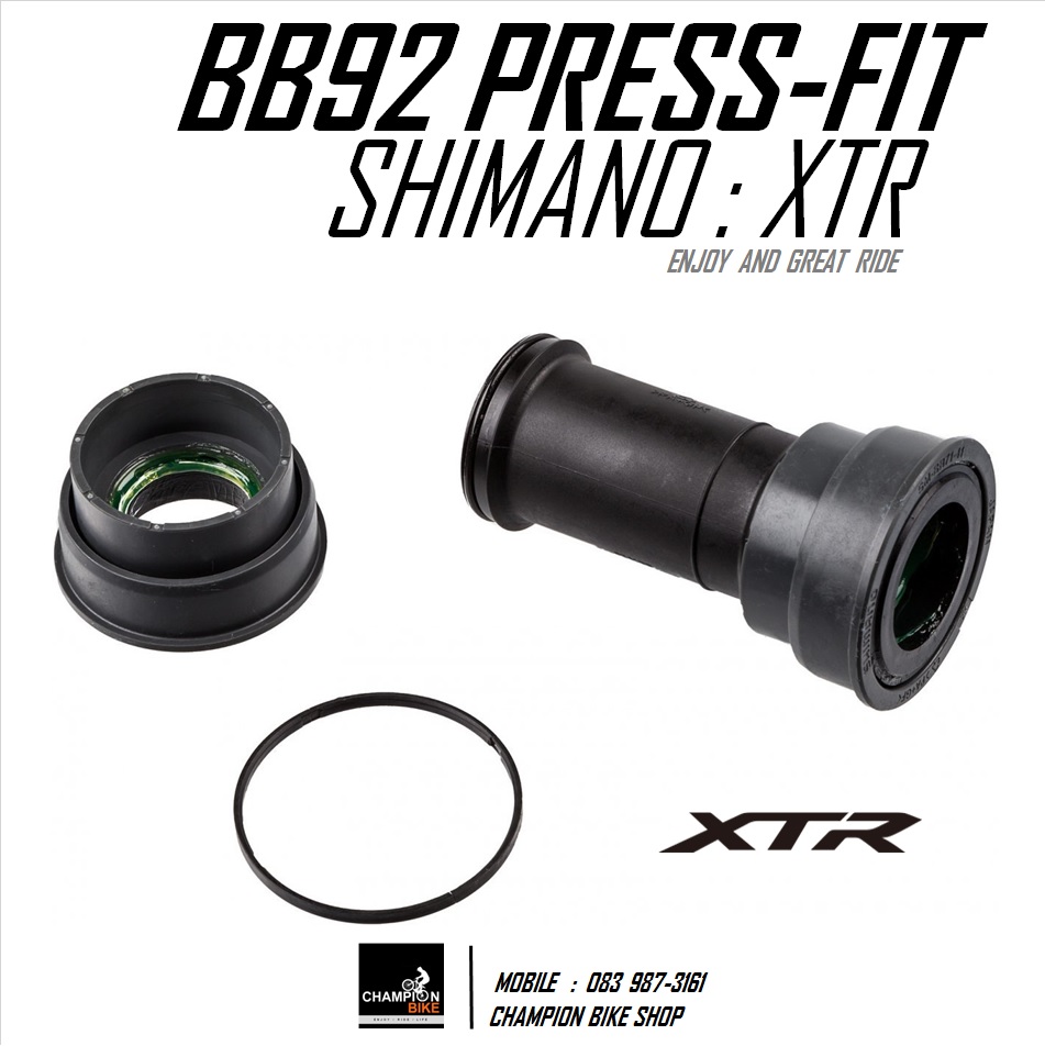 ลูกปืนกะโหลก PF BB89.5 / BB92 SHIMANO : XTR BB94-41A BOTTOM BRACKET PRESS FIT