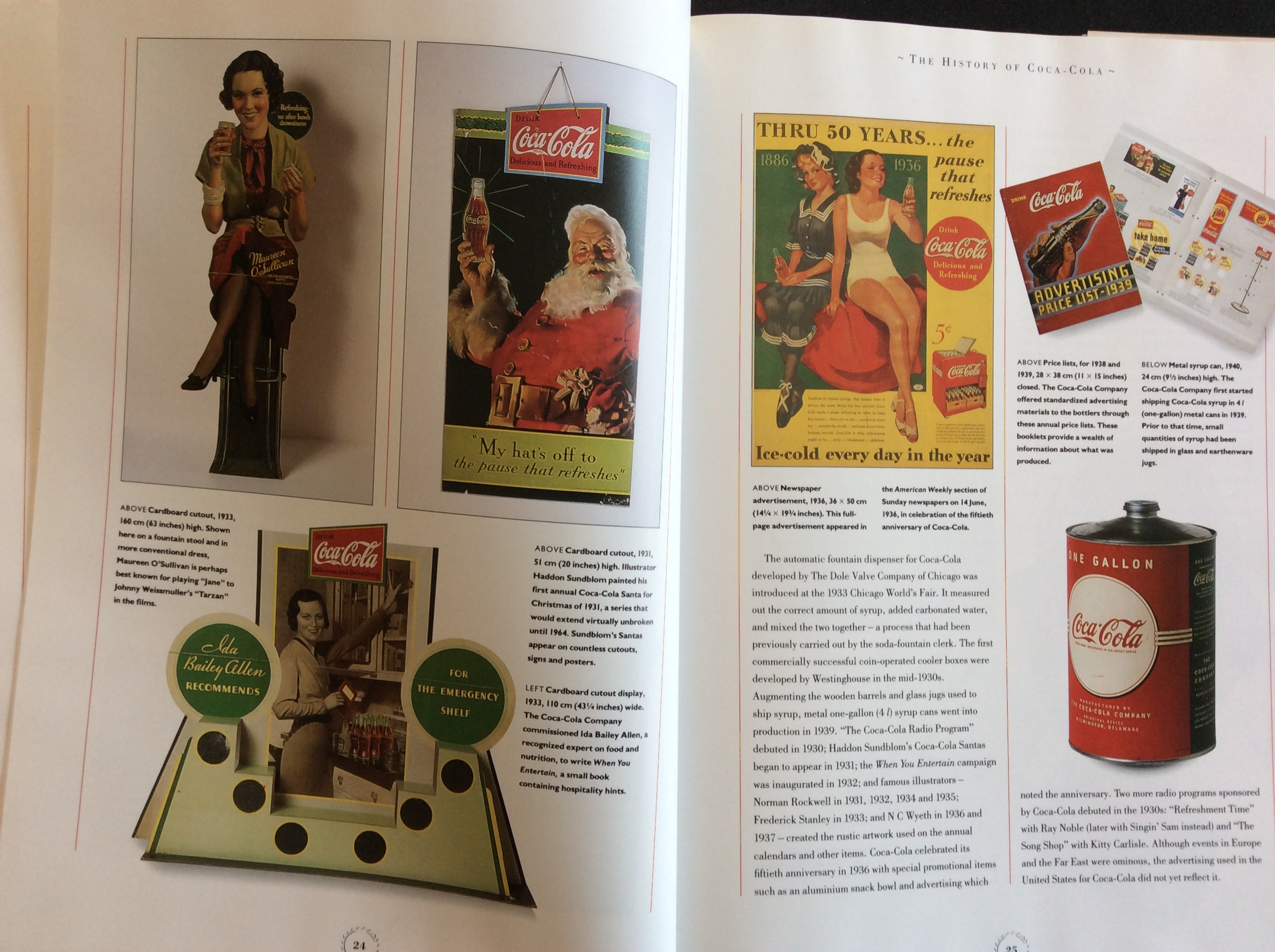 หนังสือรวมของสะสม Coca Cora