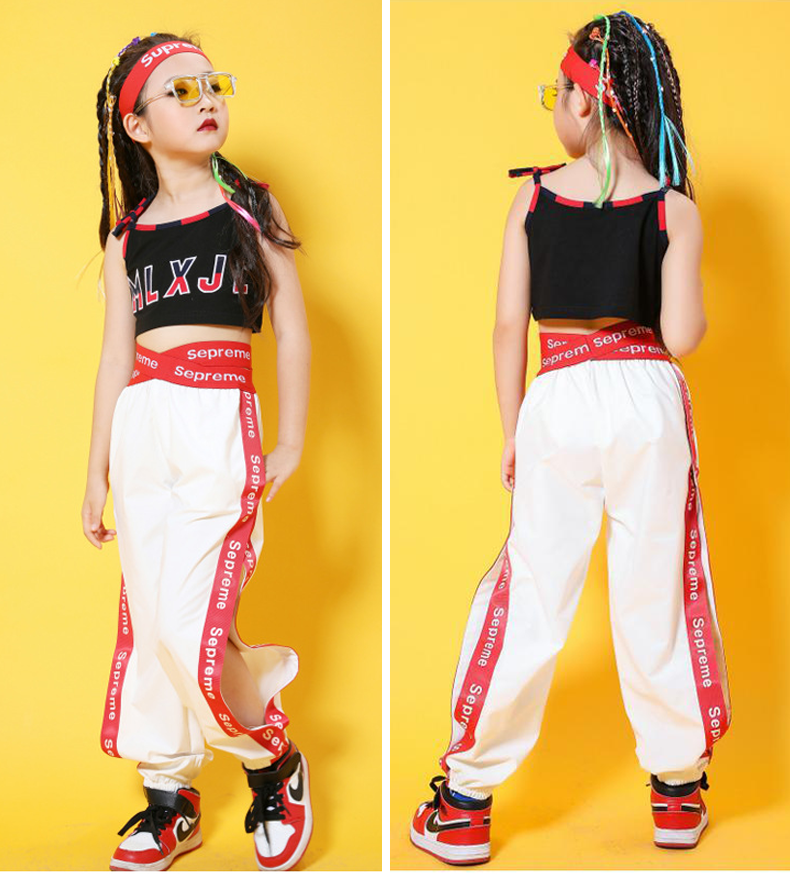 GA04/🧸พร้อมส่ง🧸ชุดเด็กผู้หญิงHipHop 2020 เปลี่ยนลุคลูกสาวเท่ๆ (ขายแยกเสื้อ/กางเกง)
