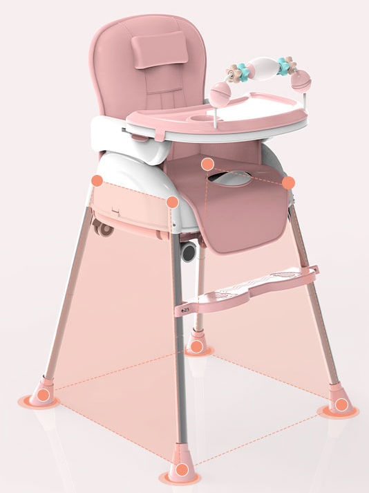 เก้าอี้เนั่งกินข้าวเด็ก3in1 C10150 Hligh and Small chair