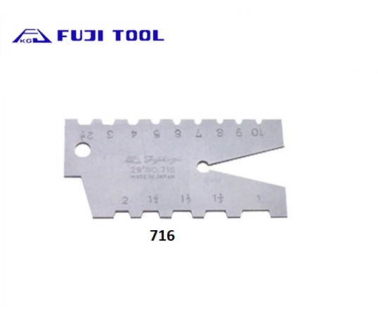 เกจวัดมุมเอ็คมี่-Acme Screw Thread Gauges,FUJI TOOL,716