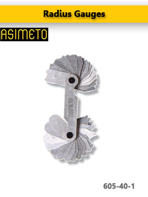 ASIMETO,P150,Radius Gauges,605-40-1