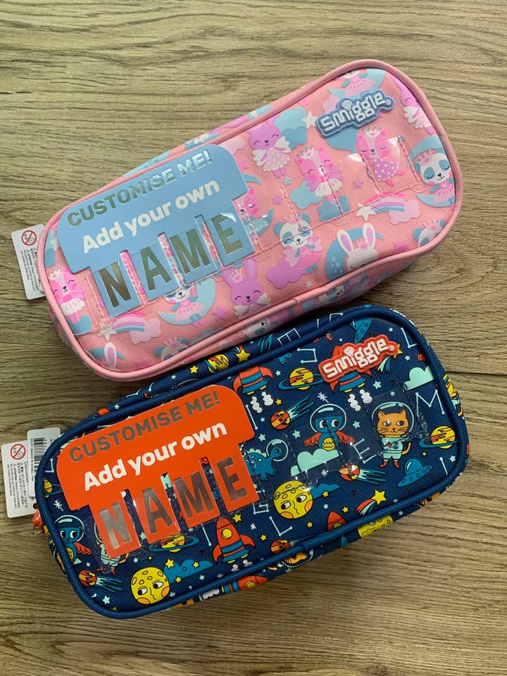 กระเป๋าดินสอ Smiggle Junior Id Cruiser Pencil Case-ชมพู