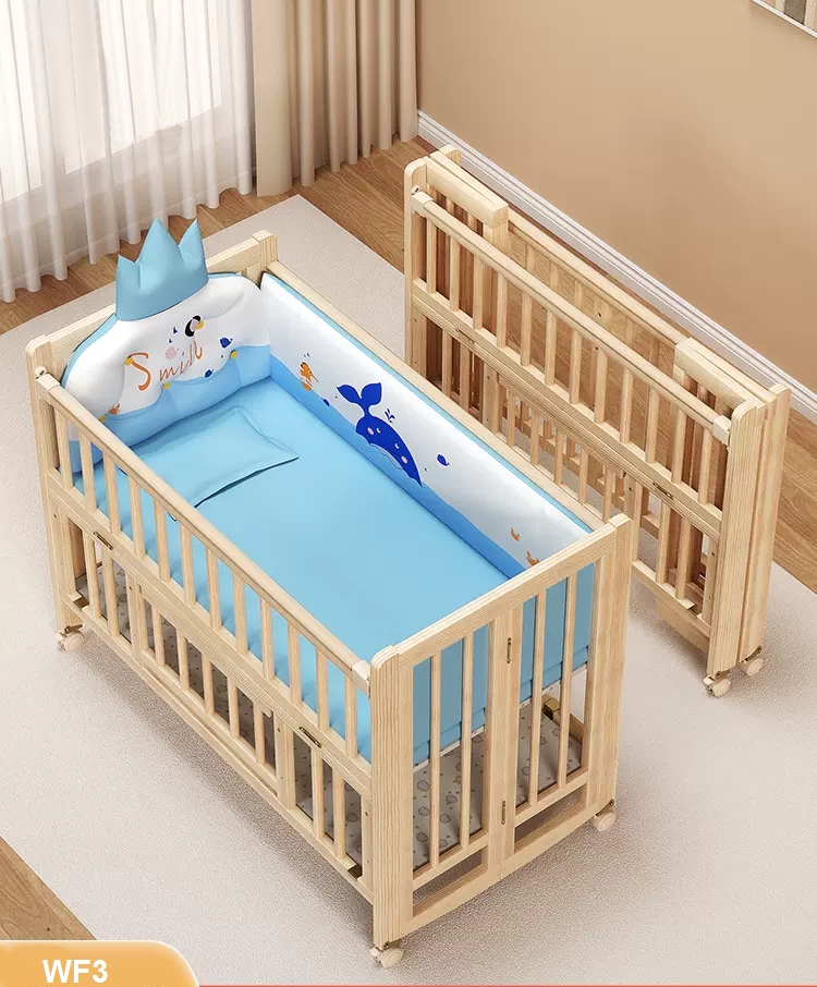 เตียงนอนไม้สำหรับเด็ก พับได้ B10133