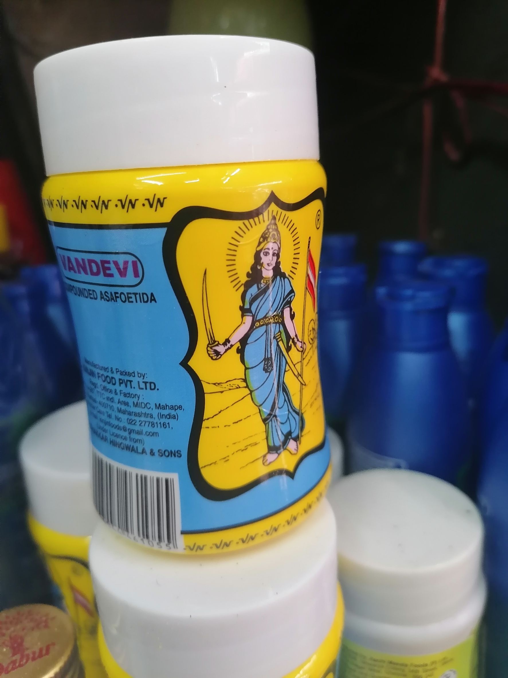 มหาหิงค์อินเดีย ชนิดผง ยี่ห้อVandevi 50 กรัม