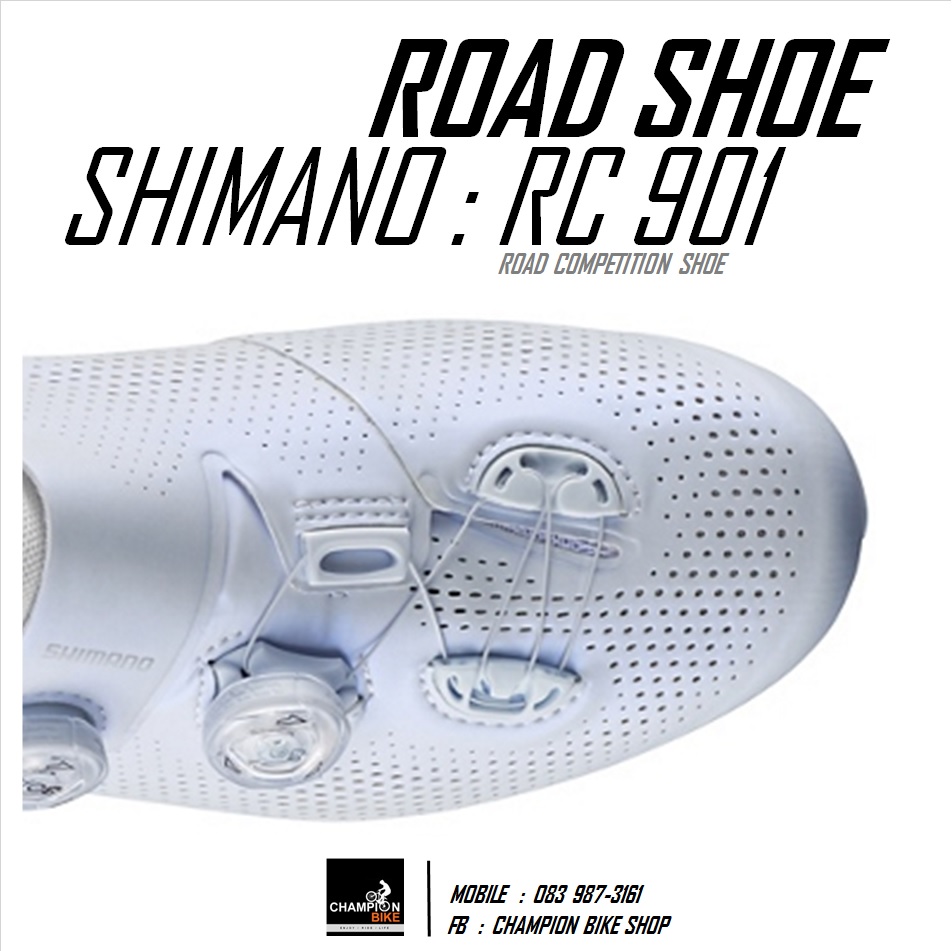 รองเท้าเสือหมอบ SHIMANO : RC901 ROAD SHOE