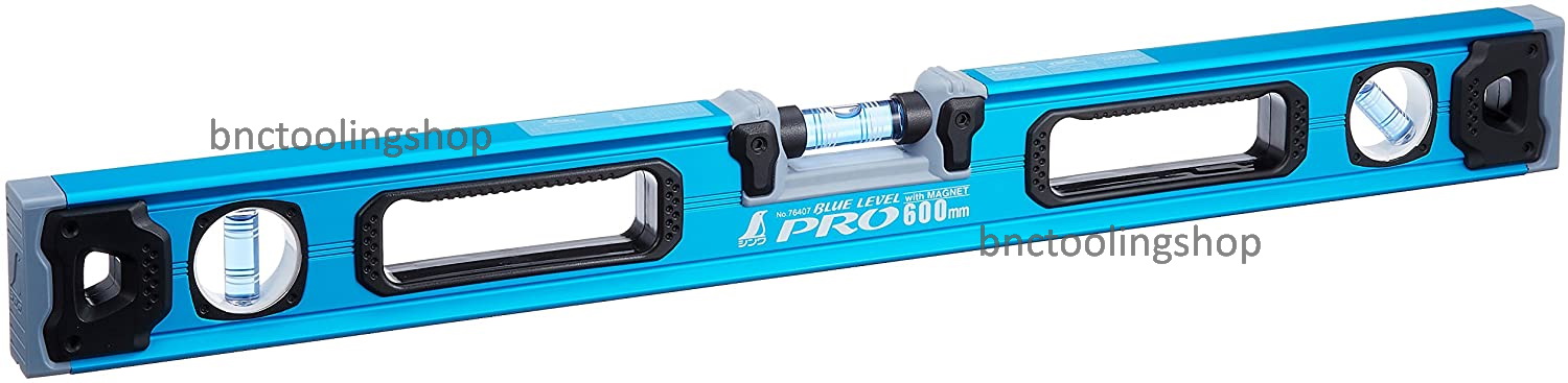 ระดับน้ำอลูมิเนียมมีแม่เหล็กความยาว 600mm - Aluminum Level Pro with Magnet 600mm,SHINWA-76407