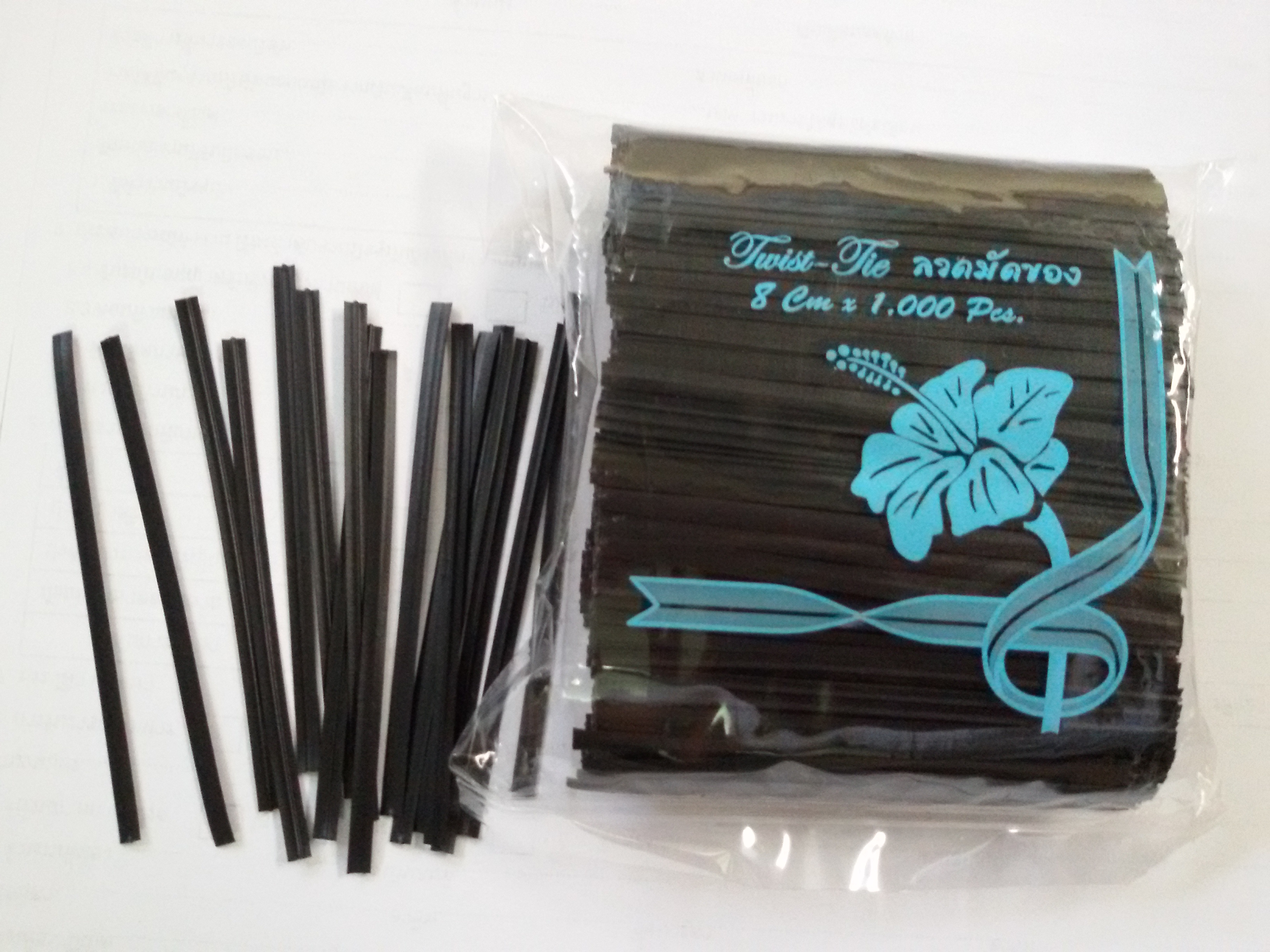 ลวดมัดสายไฟ ลวดมัดสายแลน ลวดมัดสายโทรศัพท์ ลวดพลาสติก ลวดหุ้มพลาสติก ลวดเคลือบพลาสติก ชนิด หุ้มด้วย PE (PE TIE) SKU-00115