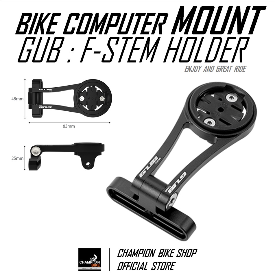 ขาจับไมล์ GARMIN ที่หน้าสเต็ม GUB : GARMIN COMPUTER HOLDER FIT ON FRONT STEM
