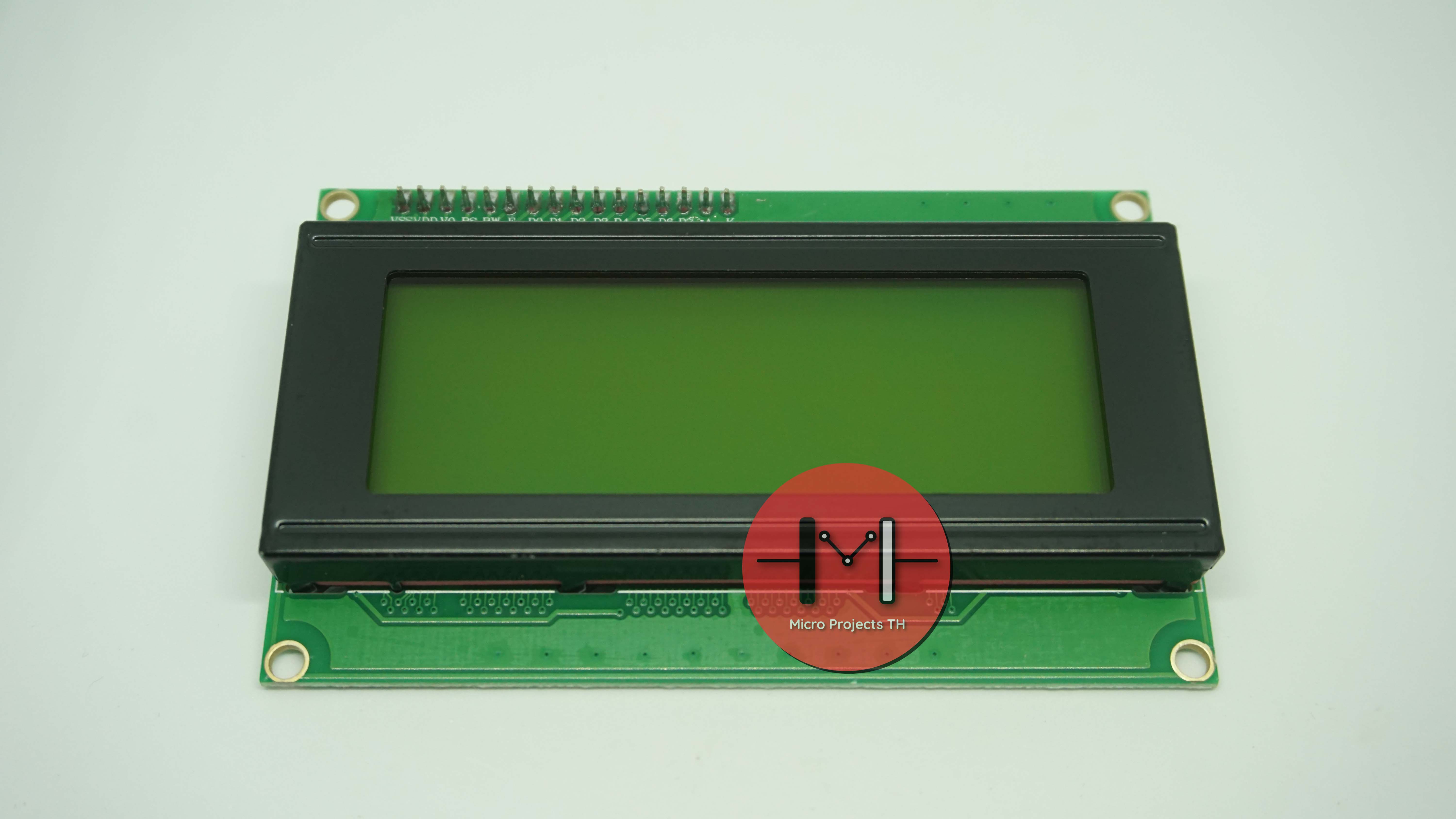 2004 LCD (Yellow Screen) 20x4 โมดูลจอ LCD พร้อม I2C Interface