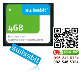 SWISSBIT, SFCF4096H1AF1TO-I-GS-52P-STD, 4GB ,Industrial Compact Flash Card,CF Card, C-56 ,PSLC, - 40 C to + 85 C