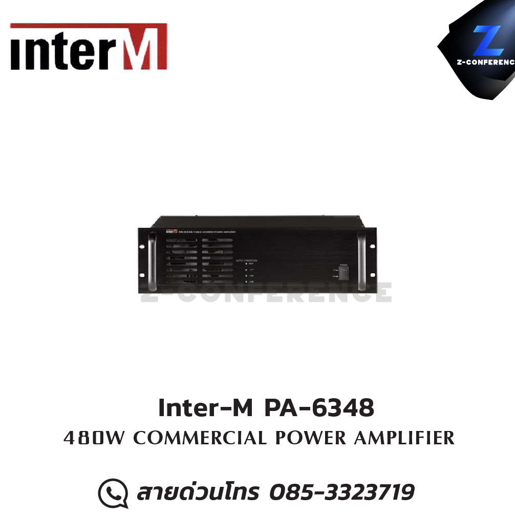Inter-M PA-6348 Power Amplifier 480W , แอมป์ , amplifier, power amp, power amplifier