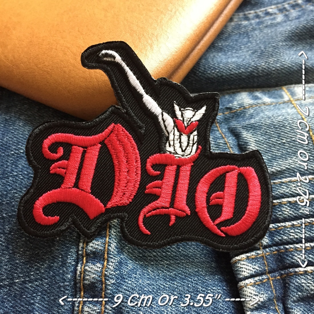 Dio วงดนตรี ร็อค เฮฟวี่เมทัล พังค์ ตัวรีดแบบปัก อาร์มปัก ตัวรีดติดเสื้อ ตัวรีด ติดกระเป๋า ติดหมวก ติดแจ๊คเก็ต Rock Iron on Embroidered Patch