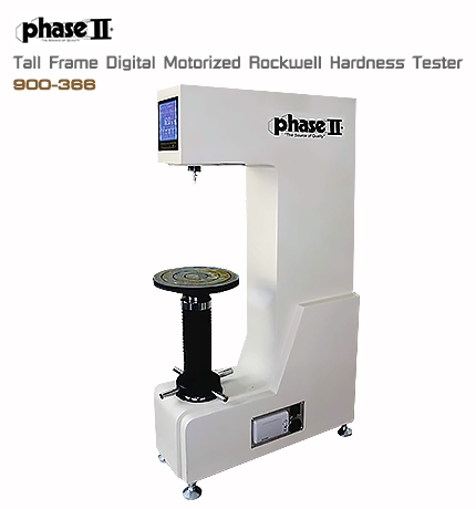 Phase II,Tall Frame Digital Motorized Rockwell Hardness Tester,900-366