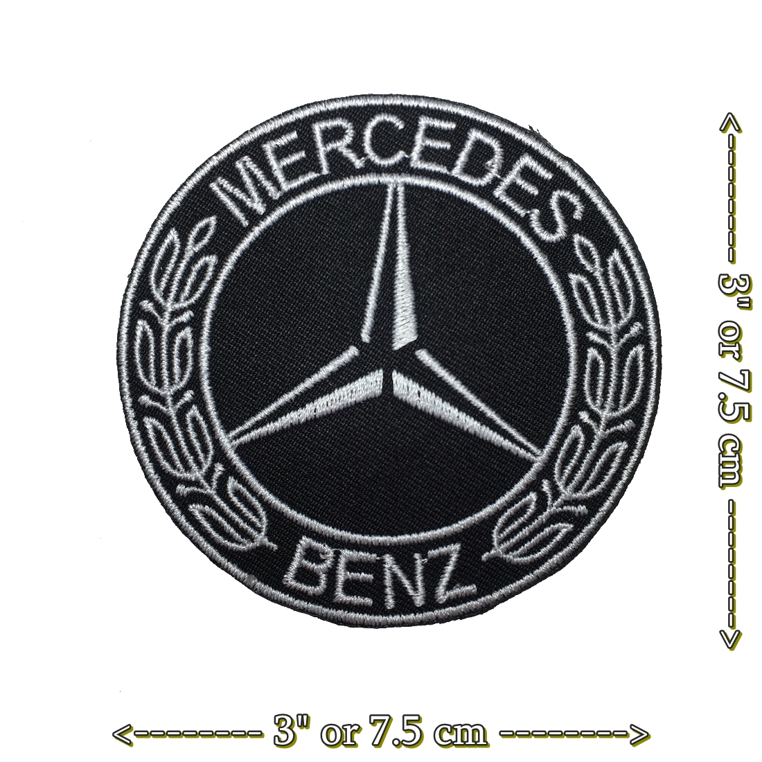 Benz เบนซ์ ตัวรีดติดเสื้อ อาร์มรีด อาร์มปัก ตกแต่งเสื้อผ้า หมวก กระเป๋า แจ๊คเก็ตยีนส์ Racing Embroidered Iron on Patch