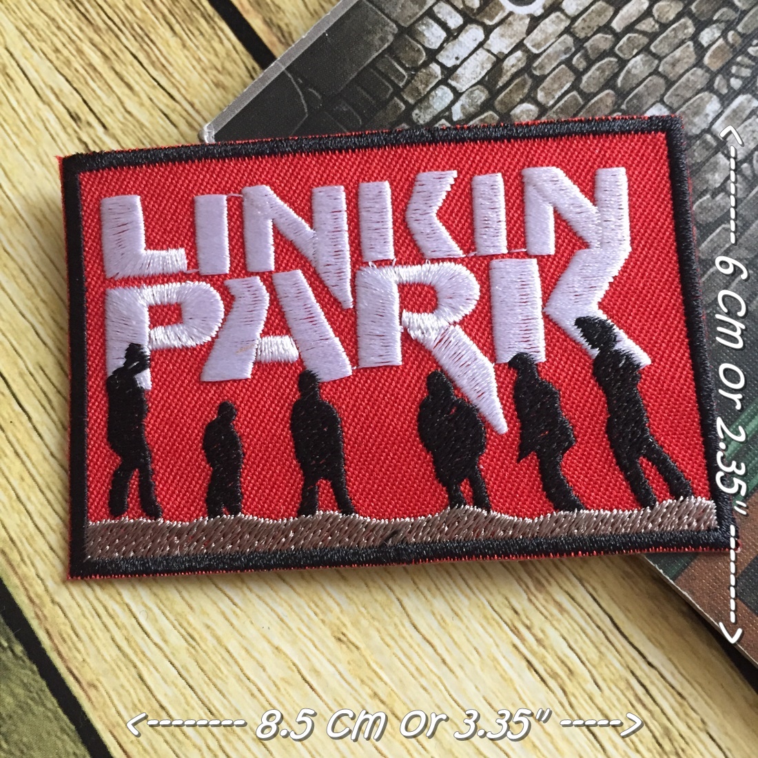 Linking Park วงดนตรี ร็อค เฮฟวี่เมทัล พังค์ ตัวรีดแบบปัก อาร์มปัก ตัวรีดติดเสื้อ ตัวรีด ติดกระเป๋า ติดหมวก ติดแจ๊คเก็ต Rock Iron on Embroidered Patch