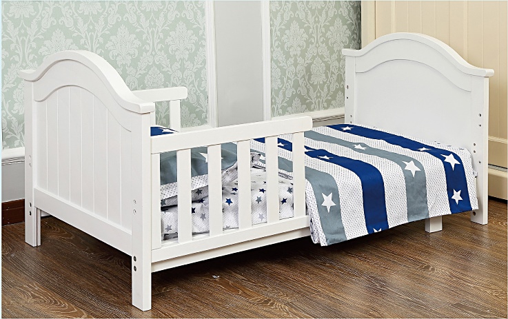 เตียงไม้สีขาว พรีเมี่ยมเกรด ปรับเป็นโต๊ะได้ มีลิ้นขักเก็บของ TP21048 (WD6)