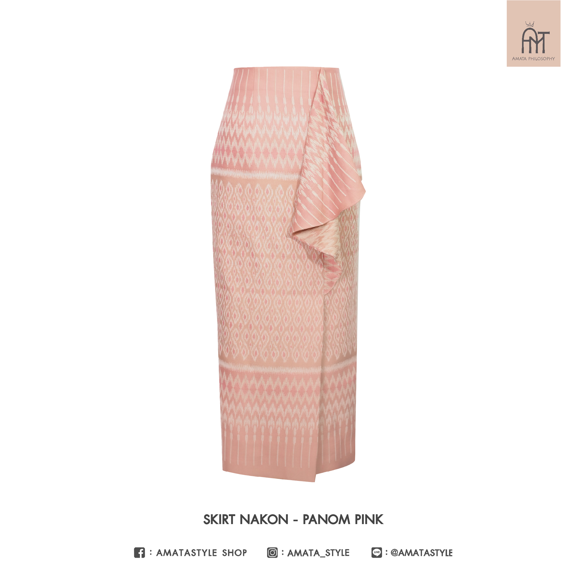 AMATA กระโปรง Nakon - Panom Pink Set 6,590 THB (พรีออเดอร์ 15 วัน)