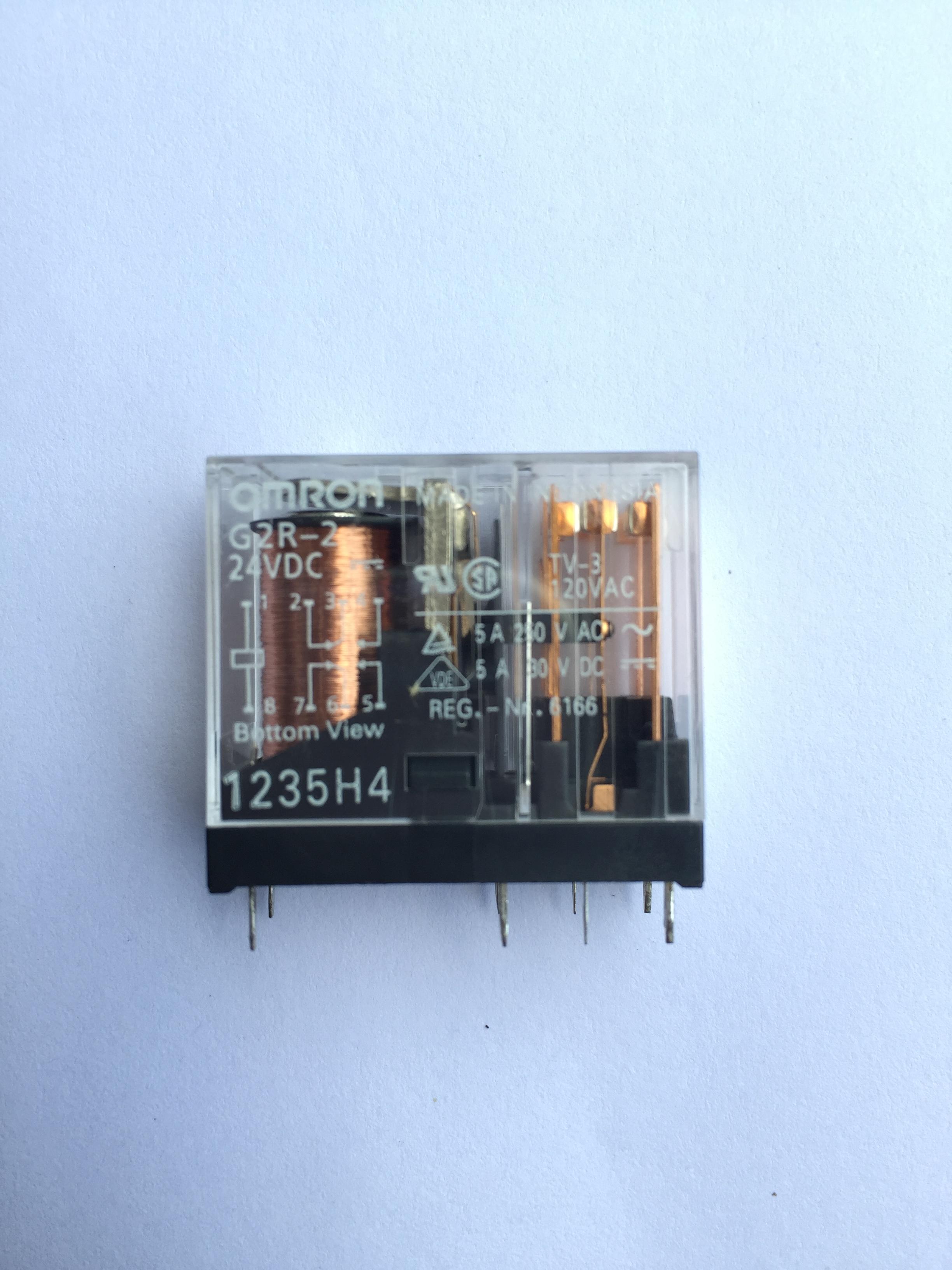 Omron Relay Coil Contact Protection Circuit G2R-2 24Vdc