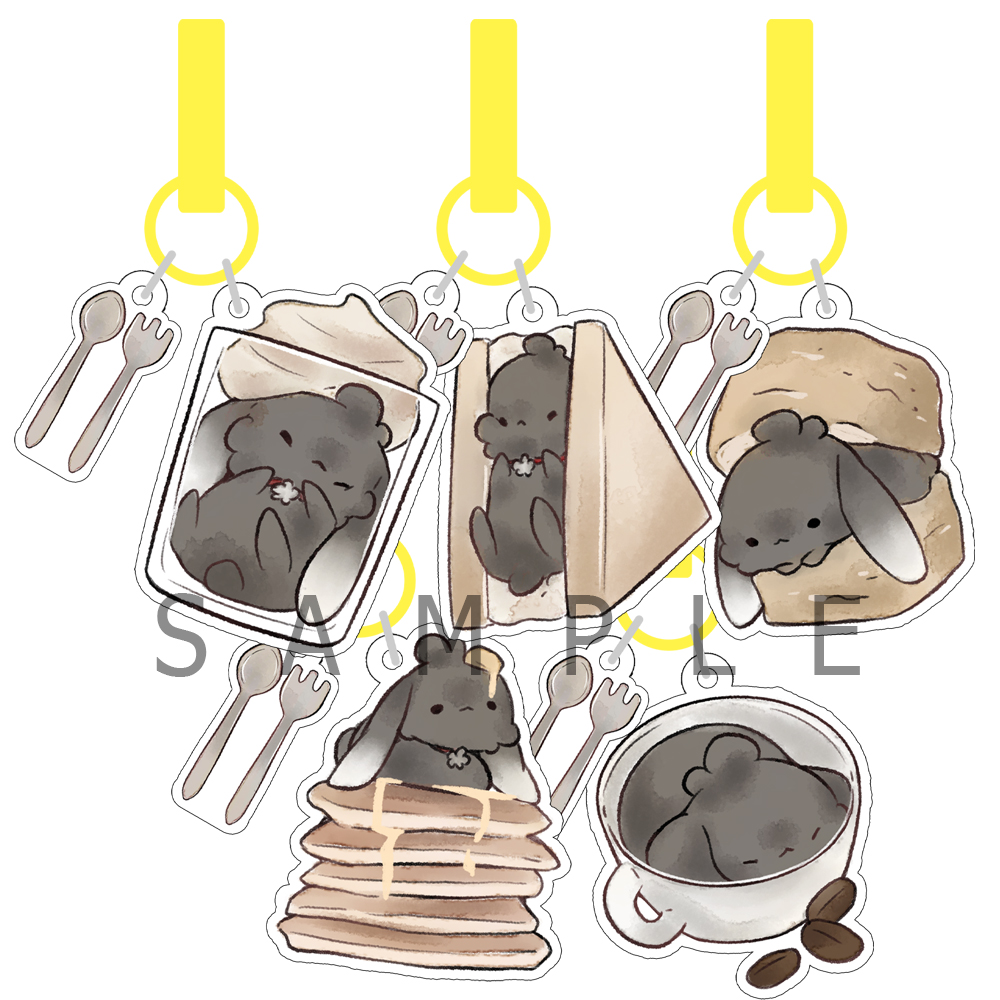 Hana Project : พวงกุญแจอะคริลิค ขนมหวาน