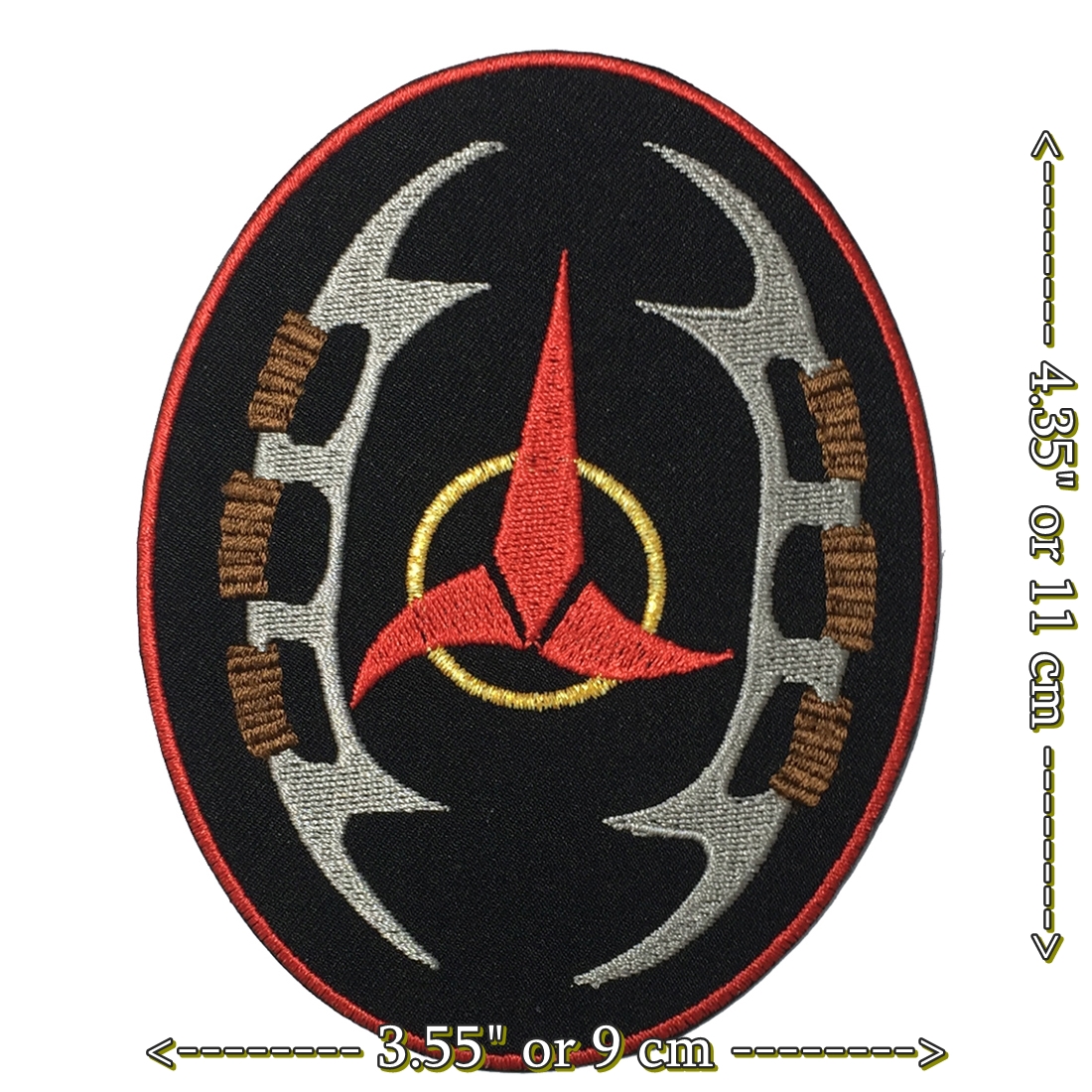 Star Trek ตัวรีดติดเสื้อ อาร์มรีด อาร์มปัก ตกแต่งเสื้อผ้า หมวก กระเป๋า แจ๊คเก็ตยีนส์ Movie Embroidered Iron on Patch