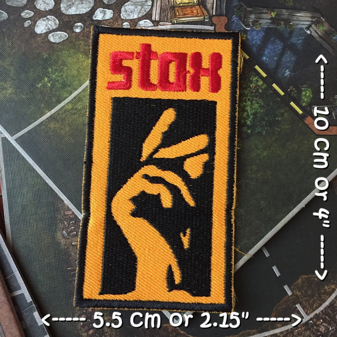 Stax Records วงดนตรี ร็อค เฮฟวี่เมทัล พังค์ ตัวรีดแบบปัก อาร์มปัก ตัวรีดติดเสื้อ ตัวรีด ติดกระเป๋า ติดหมวก ติดแจ๊คเก็ต Rock Iron on Embroidered Patch