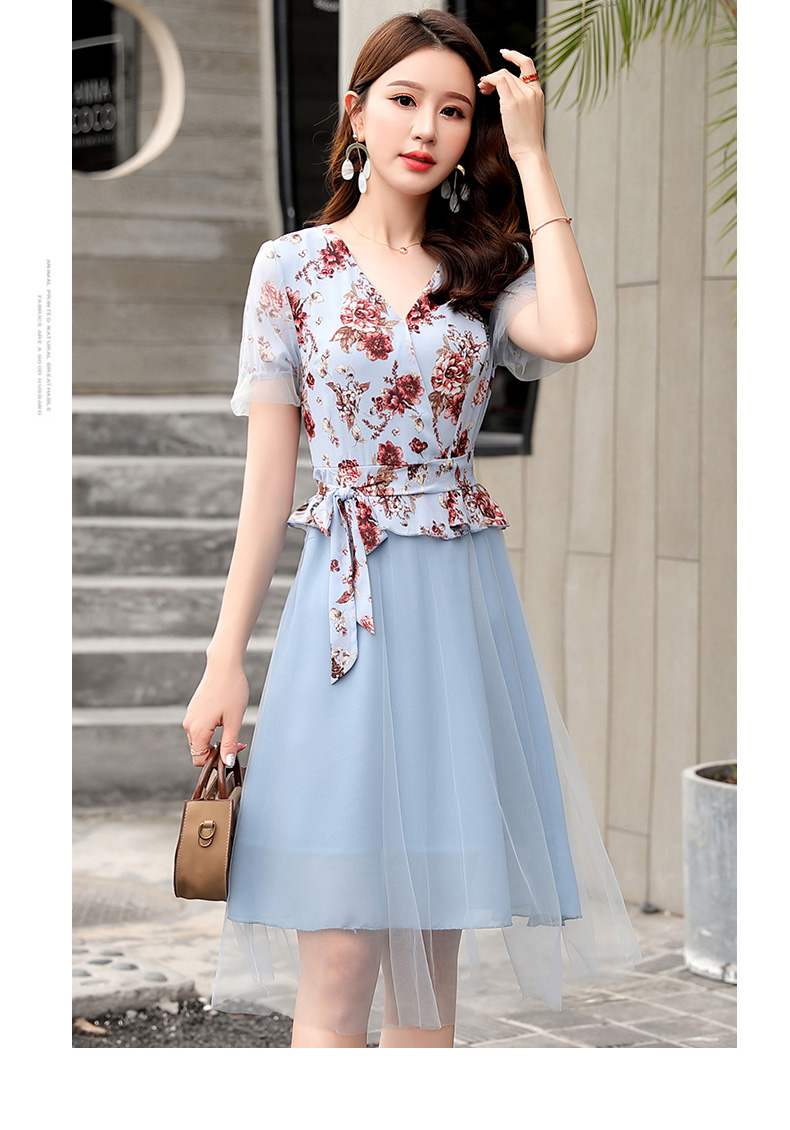 มาแล้วค่ะ collection ชุดเดรสสีฟ้าสวยๆๆใส่วันแม่ ส่งฟรีค่ะ