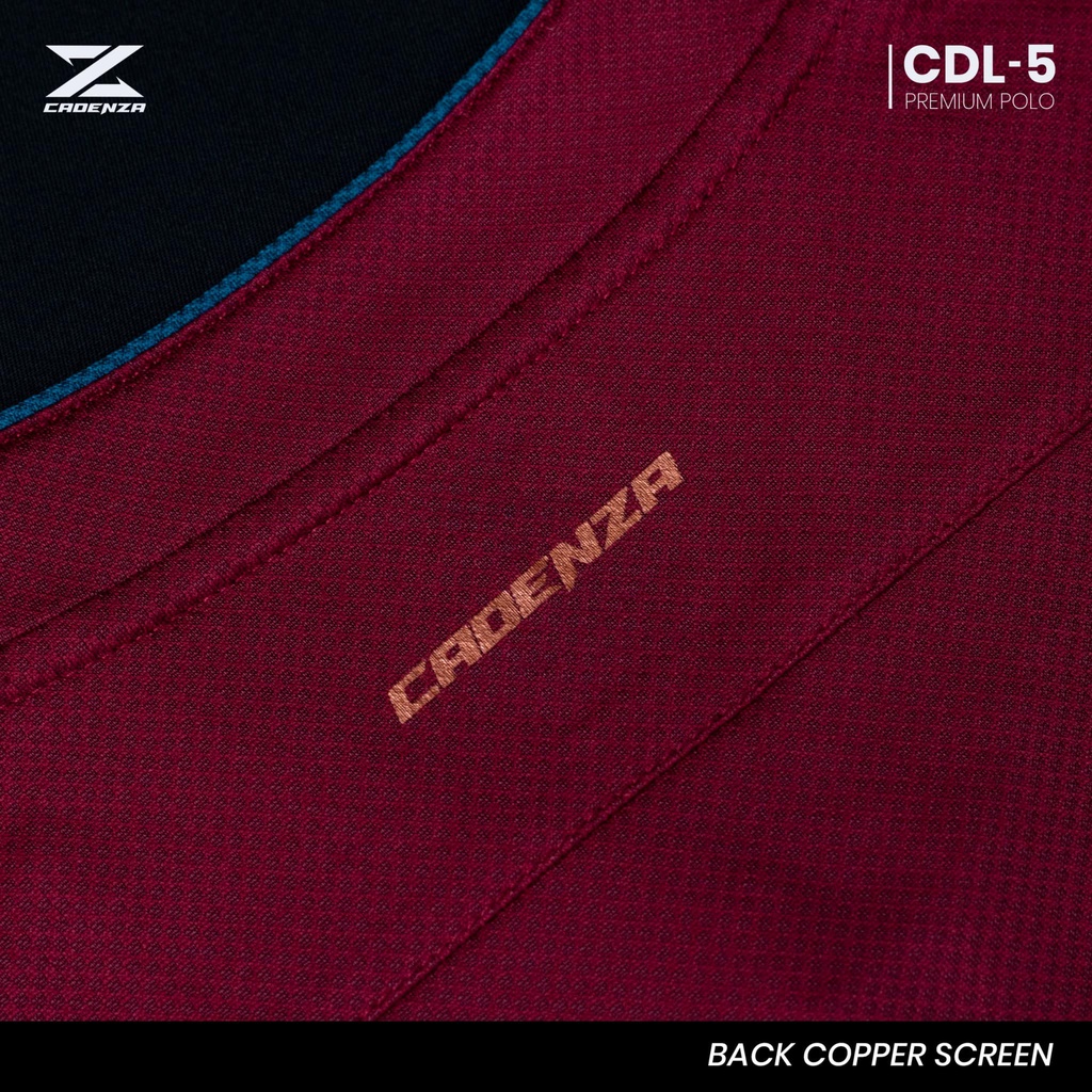 Cadenza เสื้อคอจีนคาเดนซ่า รุ่น CDL-5 สีเลือดหมู/เขียว/ฟ้า/ขาว/เหลือง