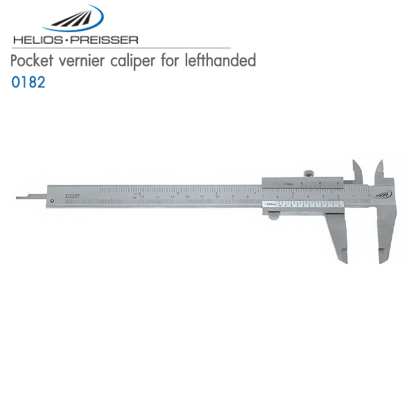 HELIOS-PREISSER ,Pocket vernier caliper for lefhanded,0182