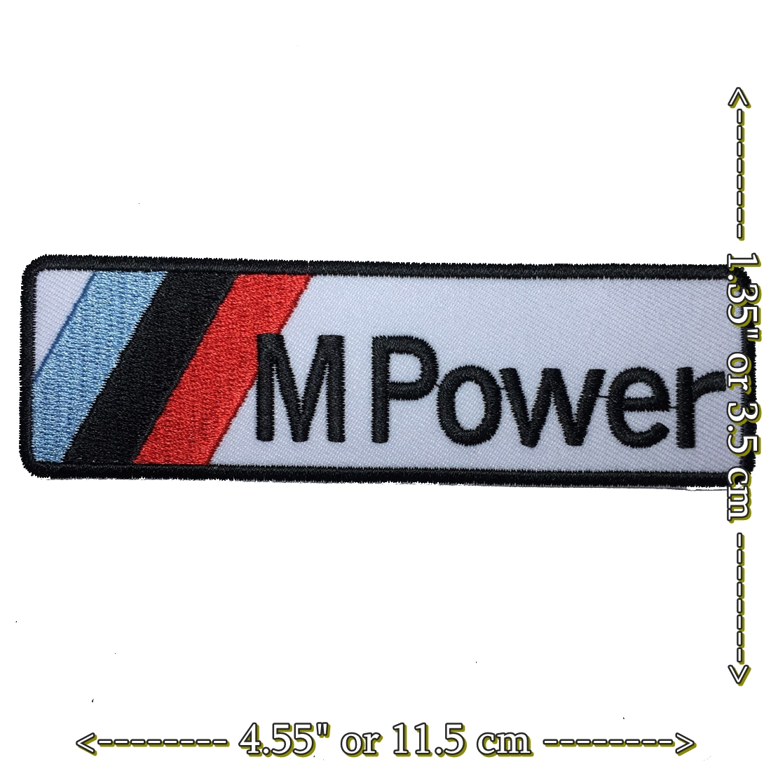 MPower ตัวรีดติดเสื้อ อาร์มรีด อาร์มปัก ตกแต่งเสื้อผ้า หมวก กระเป๋า แจ๊คเก็ตยีนส์ Racing Embroidered Iron on Patch