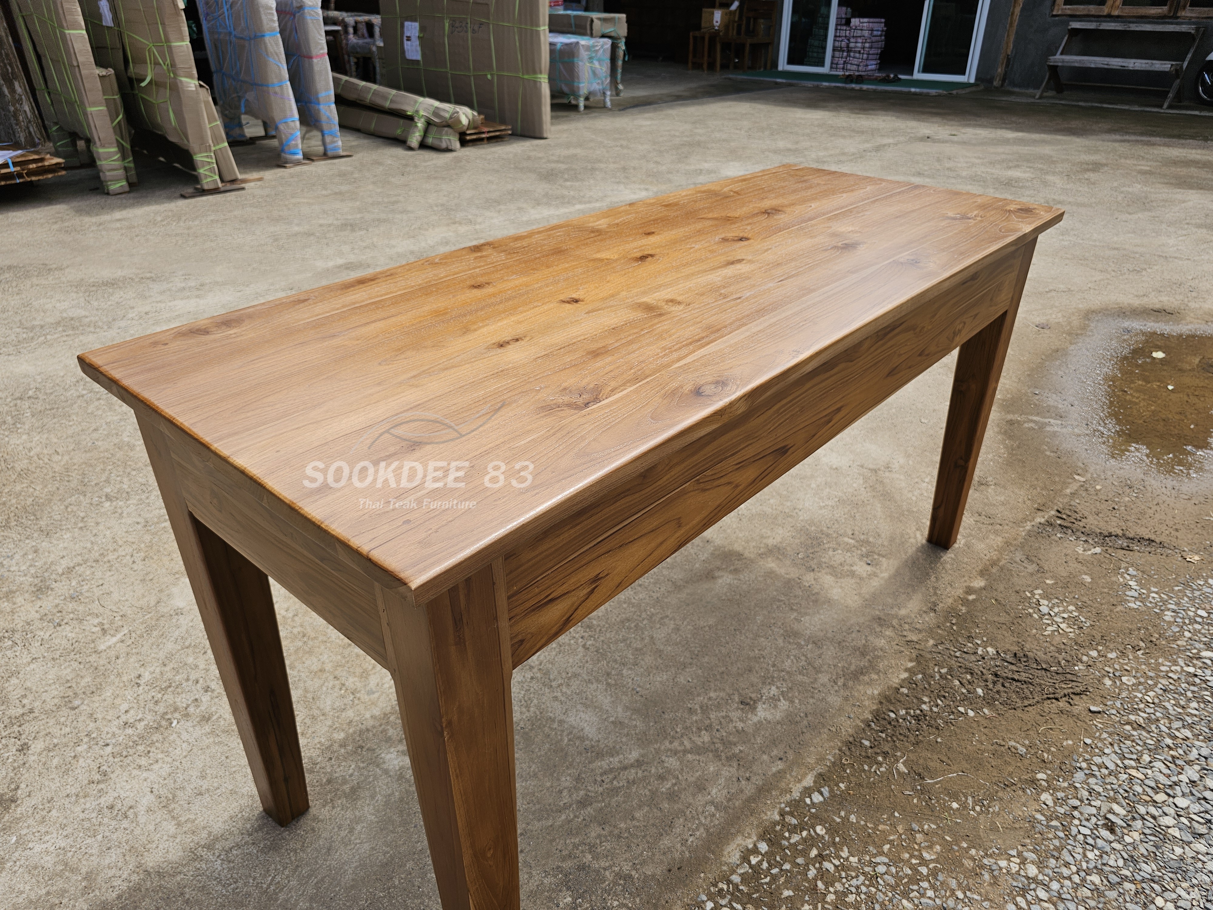 โต๊ะทำงานขาสอบ 1.5 ม.