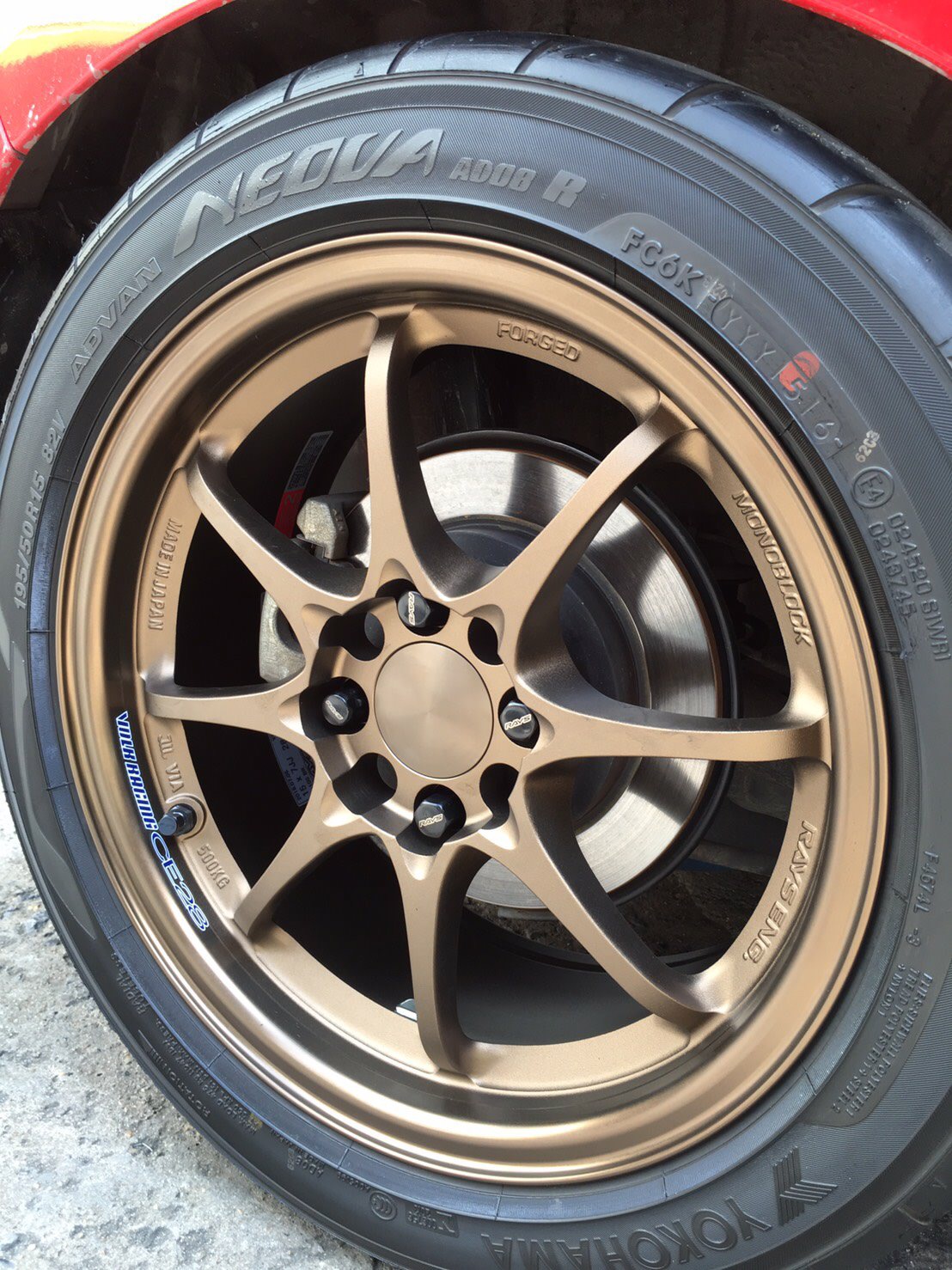 Honda Jazz + CE28 15x7+28 4-100