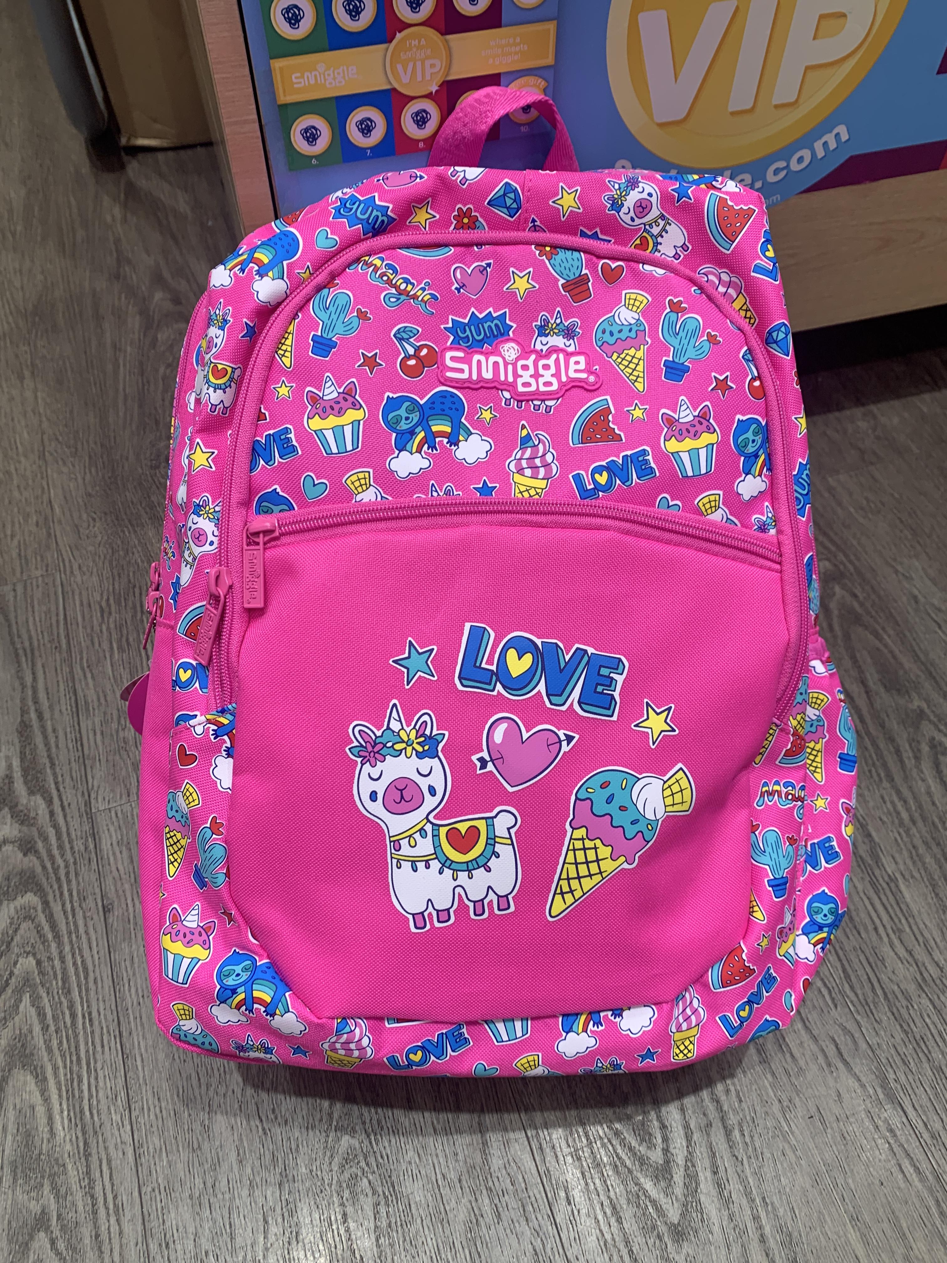 กระเป๋าสะพาย เป้ smiggle Backpack- Vibin- ลามะ