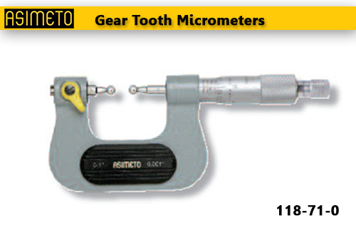 ASIMETO,P27,Gear Tooth Micrometers,118-71-0