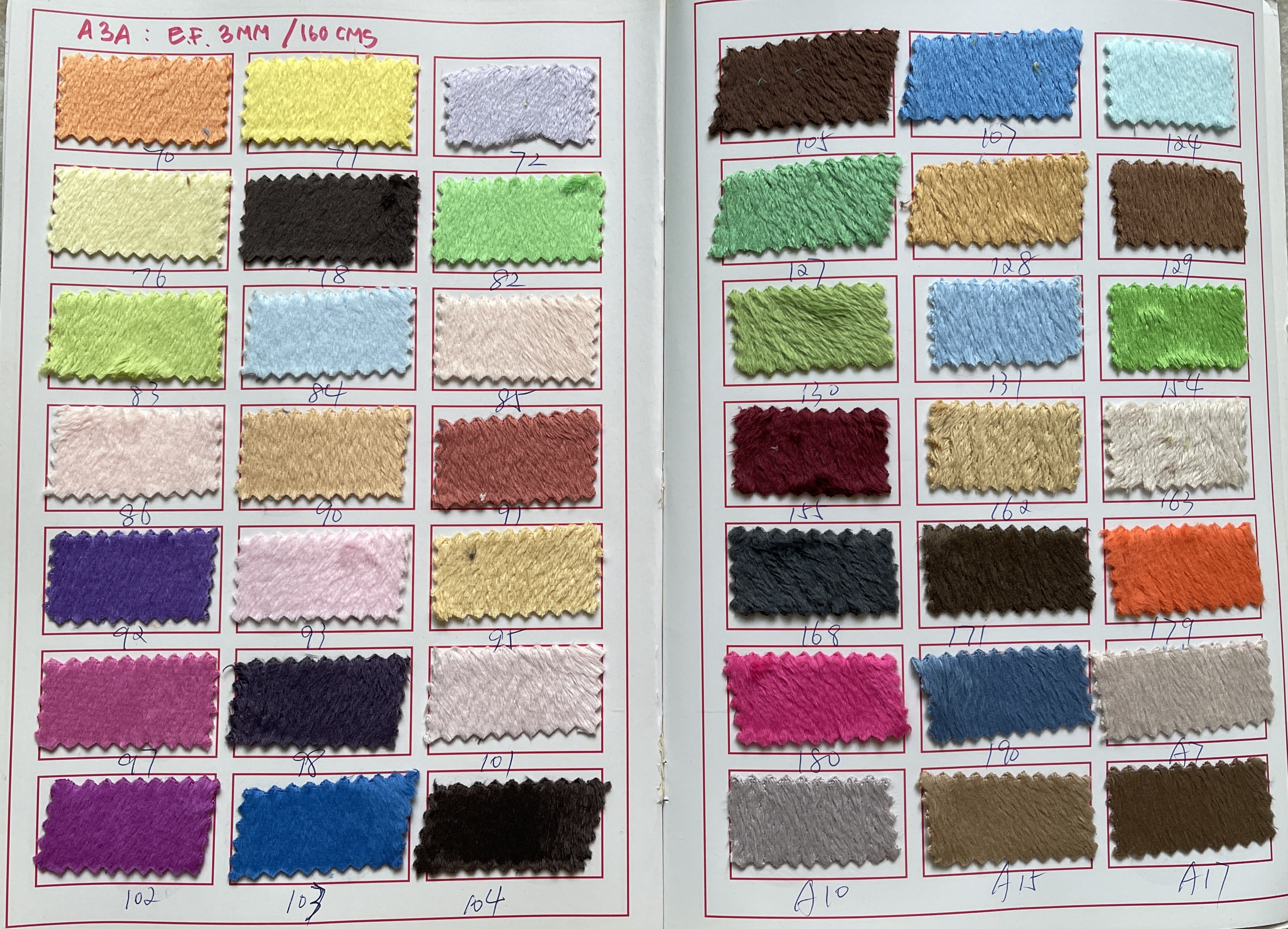 ผ้าขน ผ้าขนสั้น 3 มม ผ้าE.F ผ้าsupersoft ผ้าVelour ผ้าบัว ผ้าvelboa ผ้าทำตุ๊กตา ผ้าทำหมอน หน้า ุ62"