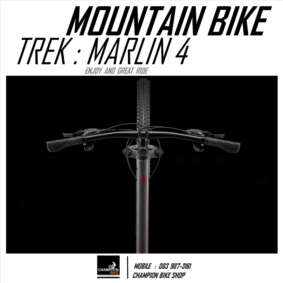 จักรยานเสือภูเขา TREK MARLIN 4 DISC MOUNTAIN BIKE - 2022 สีน้ำตาลเทา-แดง