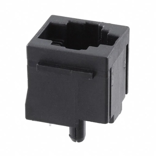 TE Connectivity Jack Modular Connector 6p6c (RJ11, RJ12, RJ14, RJ25) Vertical Unshielded Cat3