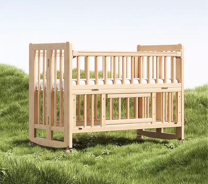 เตียงนอนไม้สำหรับเด็ก พับได้ B10133