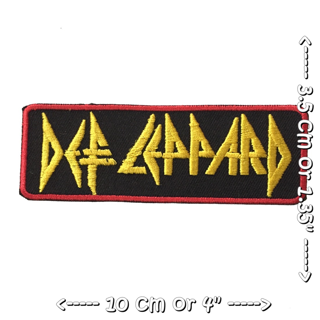 Def Leppard วงดนตรี ร็อค เฮฟวี่เมทัล พังค์ ตัวรีดแบบปัก อาร์มปัก ตัวรีดติดเสื้อ ตัวรีด ติดกระเป๋า ติดหมวก ติดแจ๊คเก็ต Rock Iron on Embroidered Patch