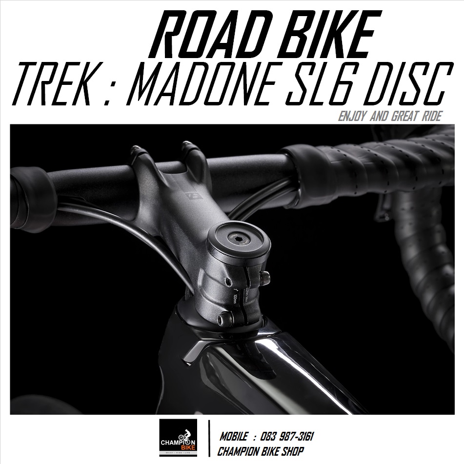 จักรยานเสือหมอบ TREK MADONE SL 6 DISC AERO ROAD BIKE - 2021 สีแดง-ดำ