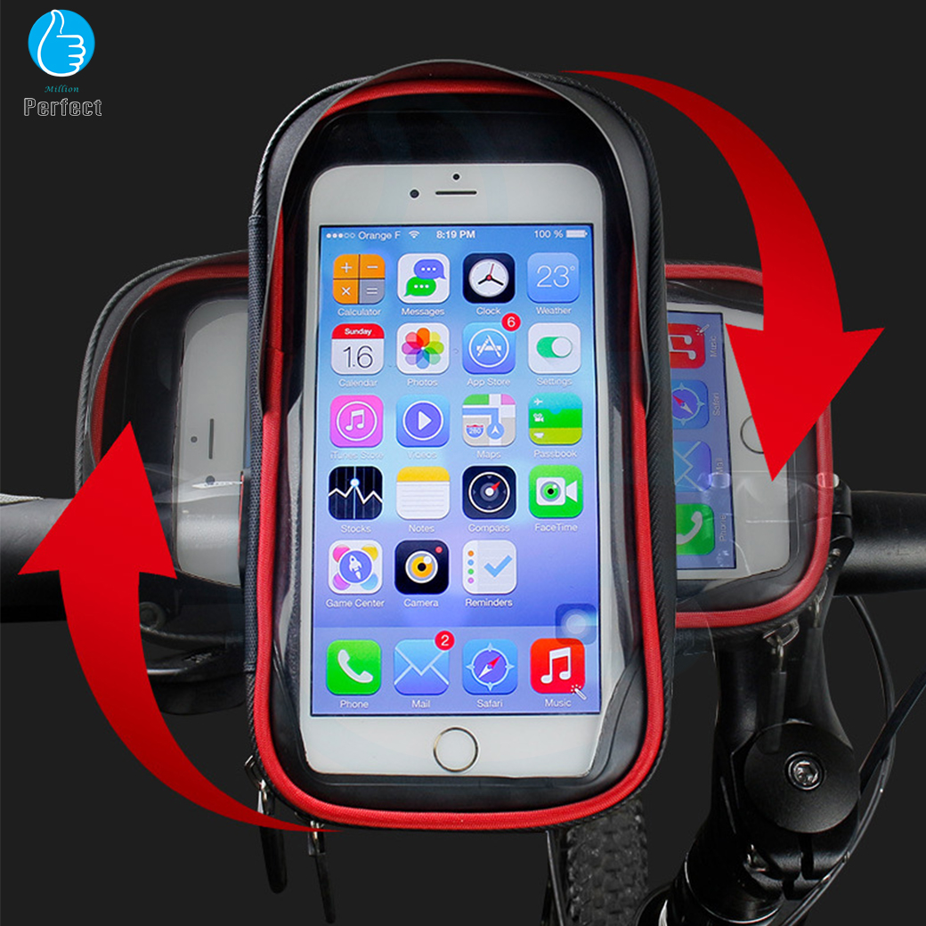 ที่ยึดโทรศัพท์มอเตอร์ไซค์กันน้ำ Motorcycle Holder ที่จับโทรศัพท์ จักรยานยนต์ ขาจับโทรศัพท์มอเตอร์ไซค์ แข็งแรงไม่หลุด หมุนได้ 360 องศา รุ่น FSJ001