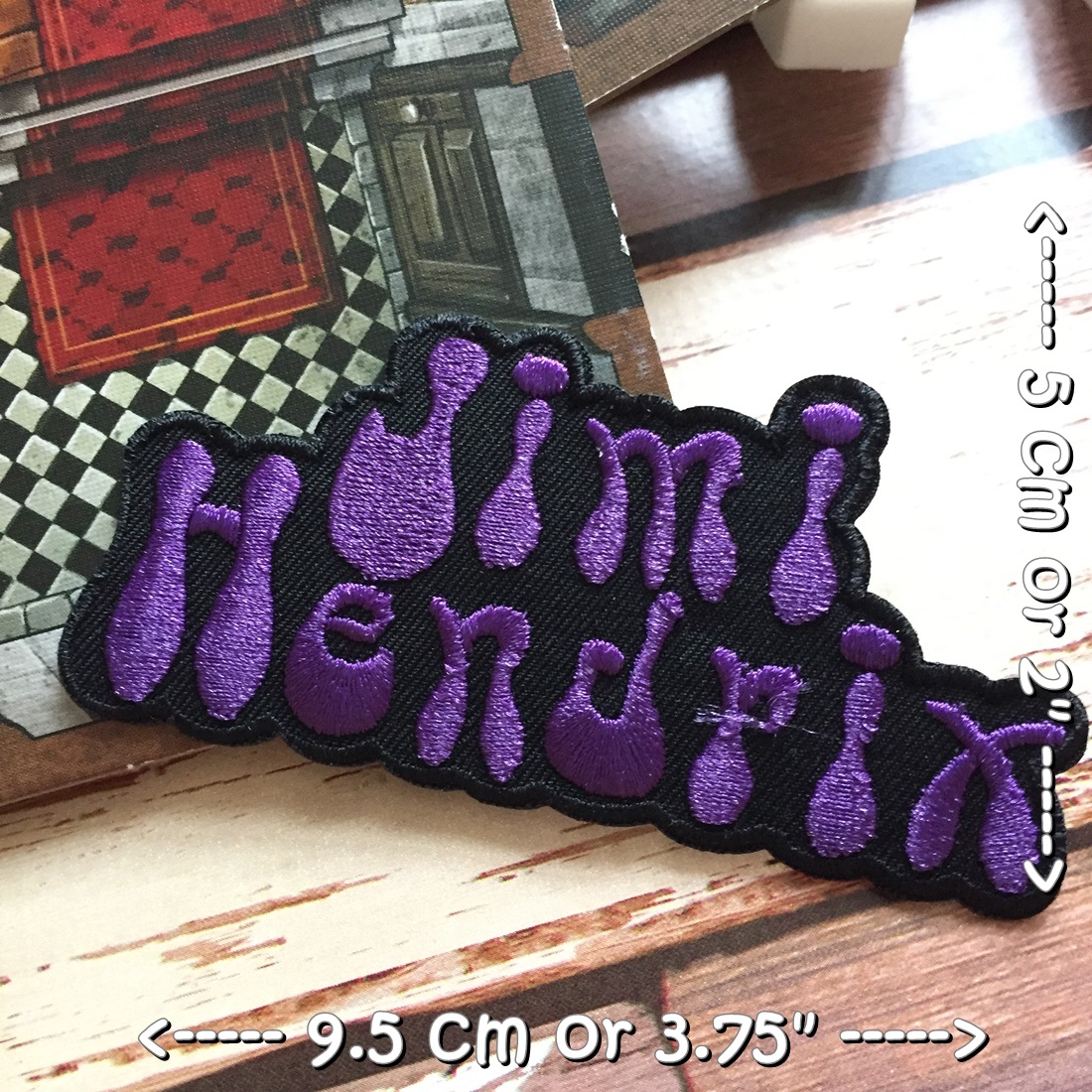 Jimi Hendrix วงดนตรี ร็อค เฮฟวี่เมทัล พังค์ ตัวรีดแบบปัก อาร์มปัก ตัวรีดติดเสื้อ ตัวรีด ติดกระเป๋า ติดหมวก ติดแจ๊คเก็ต Rock Iron on Embroidered Patch