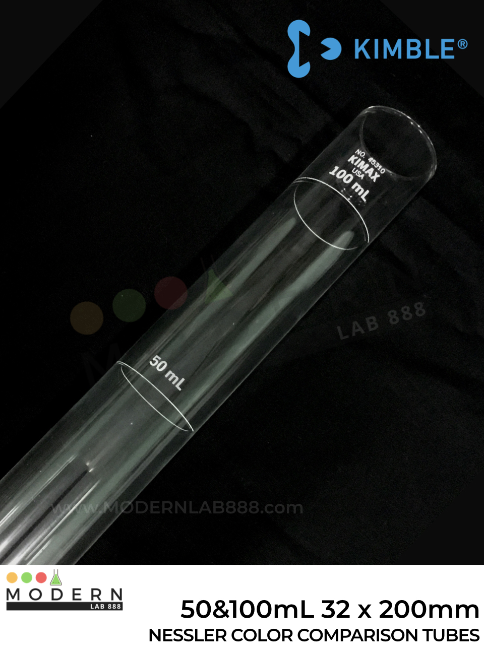 50 & 100mL หลอดเนสเลอร์ / Nessler Color Comparison Tubes