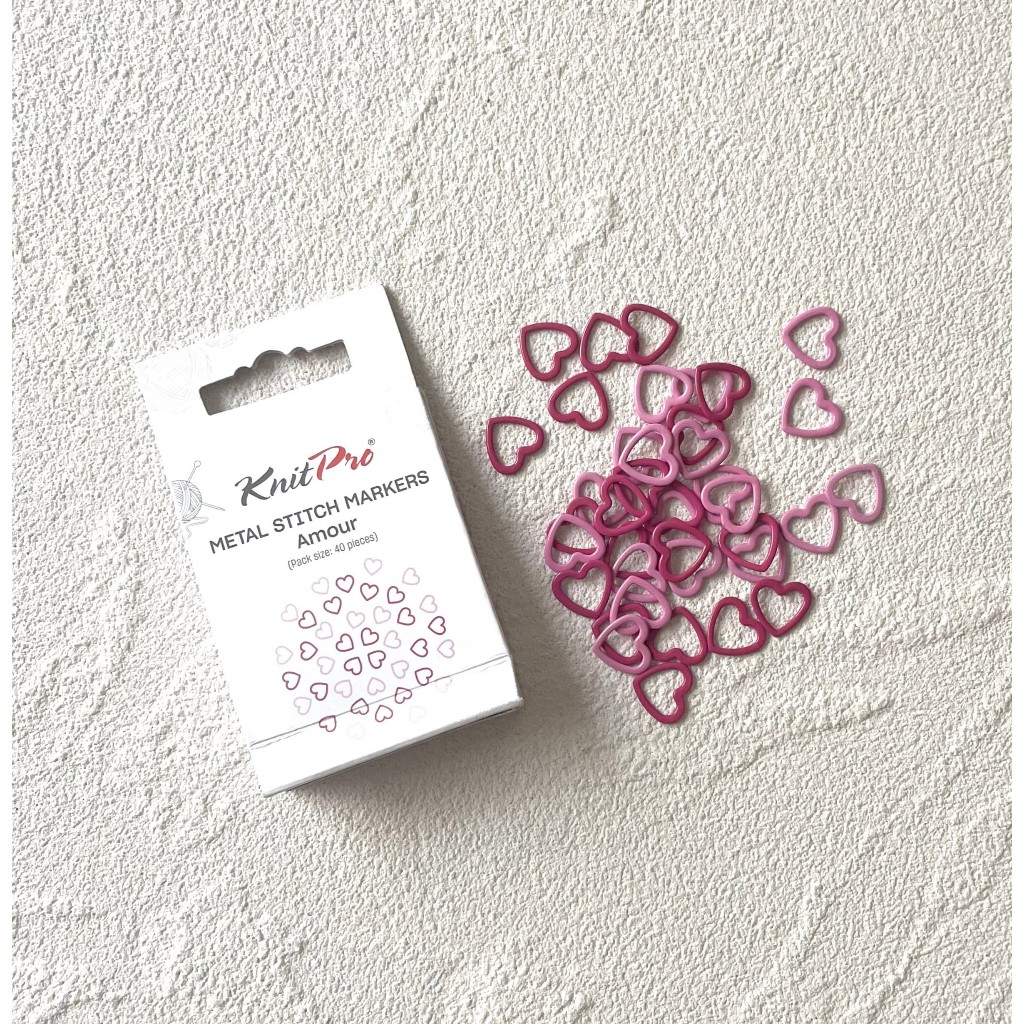 KnitPro Metal Stitch Markers ห่วงสัญลักษณ์ (40ชิ้น/แพ็ค)