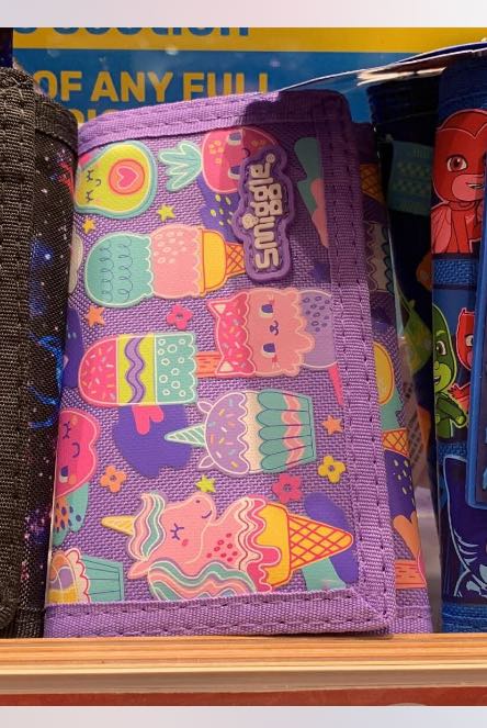 กระเป๋าตัง smiggle wallet with lanyard - - ไอติม