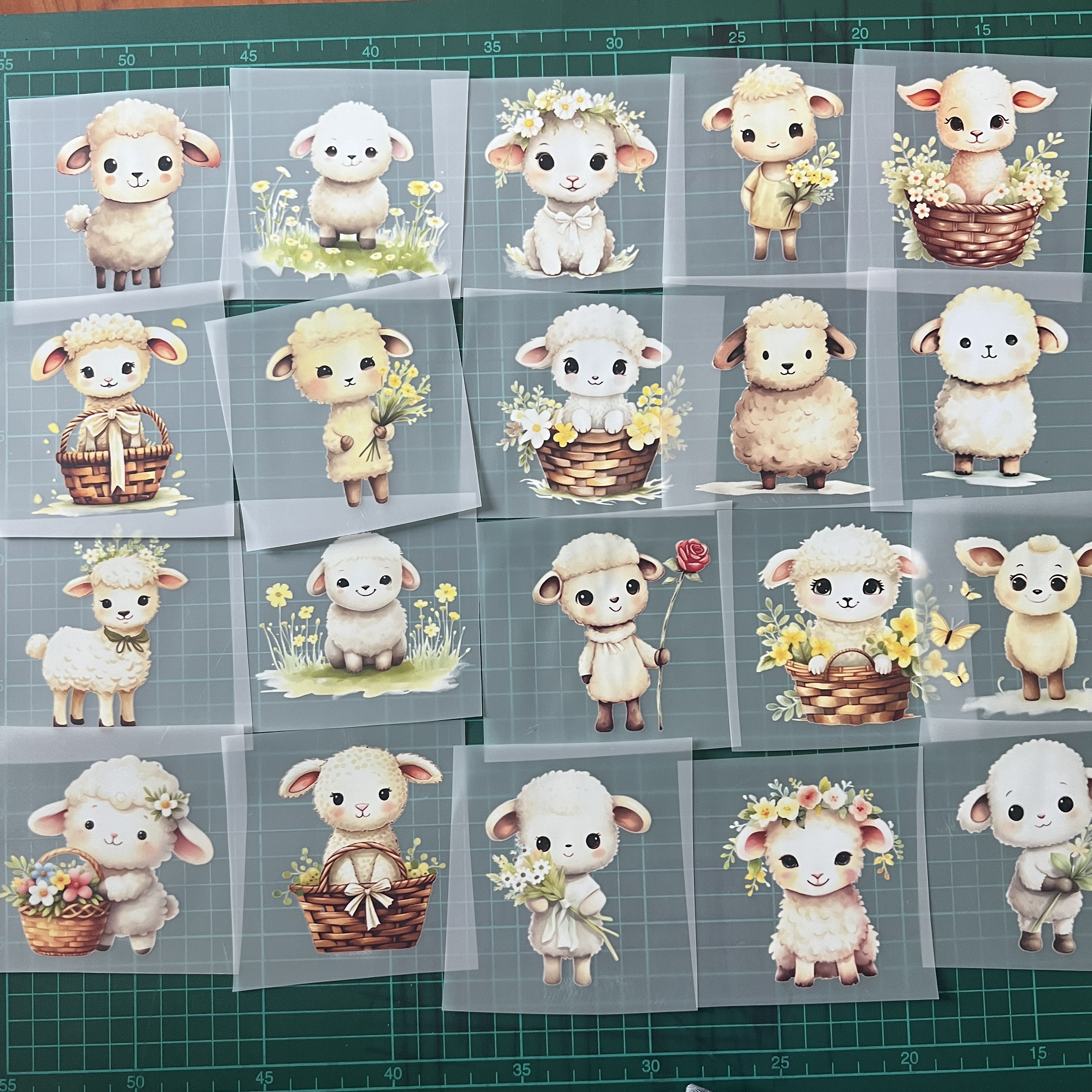 ตัวรีดติดเสื้อ แพะน้อย น่ารัก ฟิลม์รีดร้อน พิมพ์ลาย สติกเกอร์รีดติดเสื้อ สกรีนลาย ฟิลม์ DFT DTF