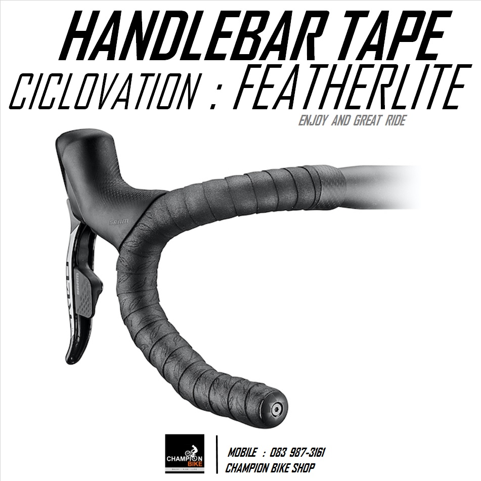 ผ้าพันแฮนด์เสือหมอบ CICLOVATION : ADVANCE FEATHER - HANDLEBAR TAPE สี KOM