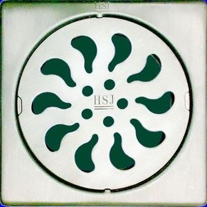 ตะแกรงน้ำทิ้ง (HSJ STAINLESS STEEL AREA DRAIN) แบบกรอบสี่เหลี่ยม ขนาด 2 นิ้ว