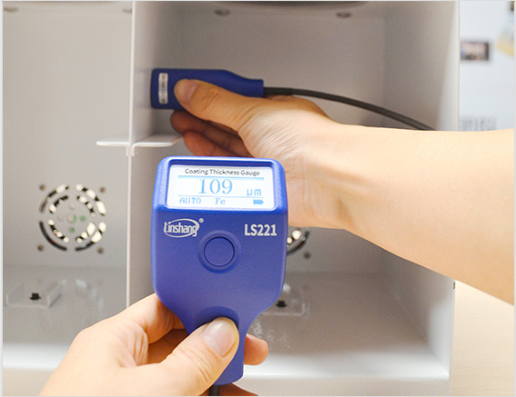 Linshang,เครื่องวัดความหนาสี,LS221 Coating Thickness Gauge,Coating Thickness Gauge LS221, Ferrous/Non Ferrous Large Range 5000μm High Precision Good Repeatability Iron Spray Paint Durable,