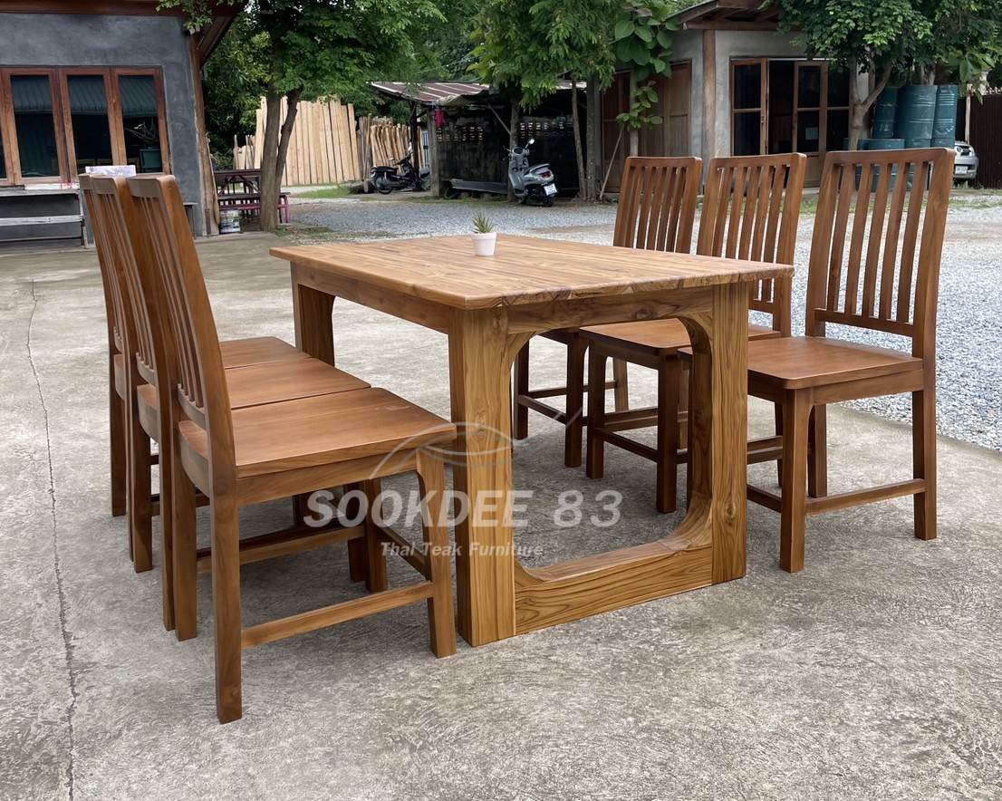 ชุดโต๊ะกินข้าวขายู เก้าอี้สวีเดน